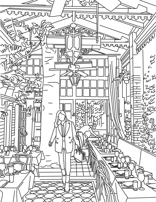Greenwich Village Coloring Book