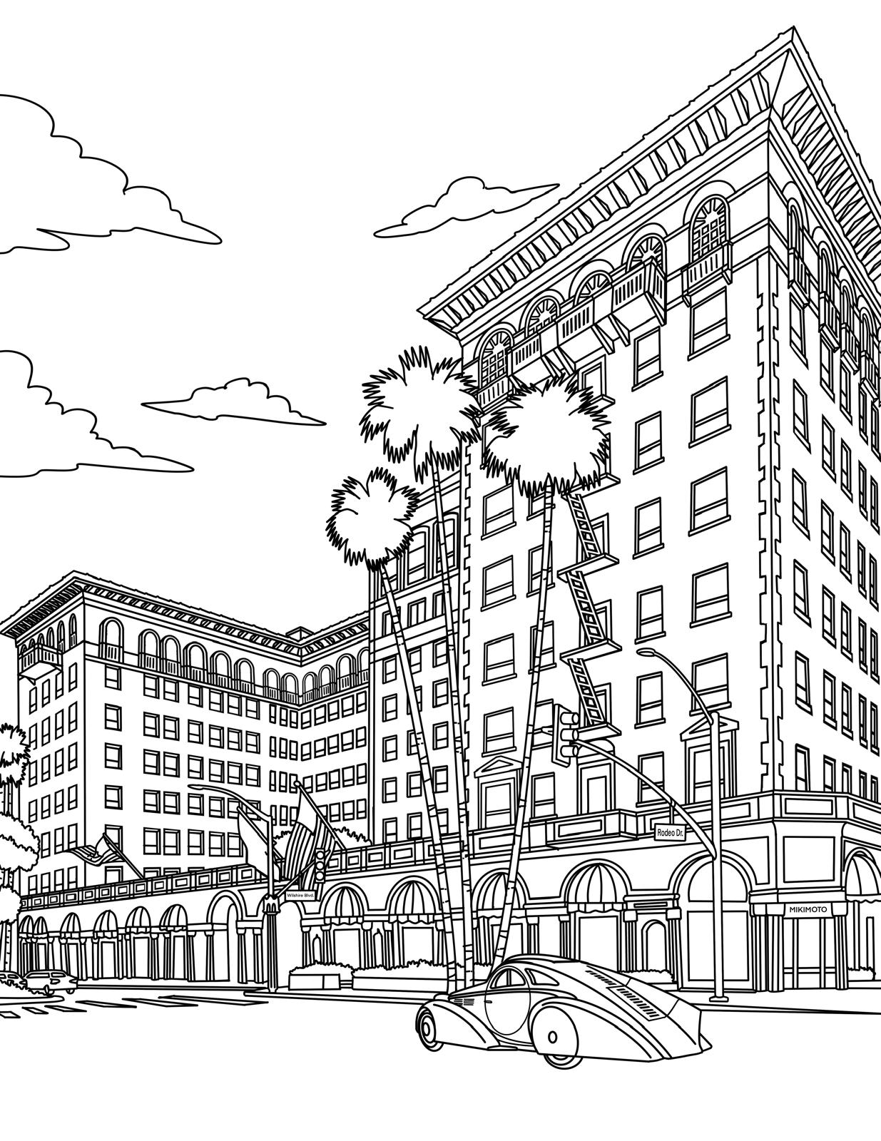 West Hollywood Coloring Book