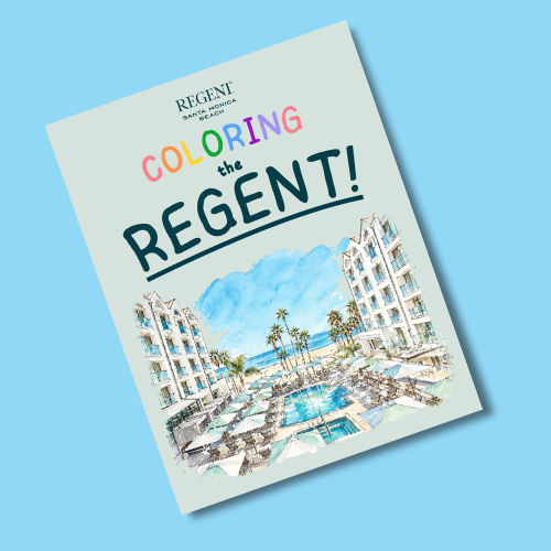 Regent Santa Monica Beach Coloring Book