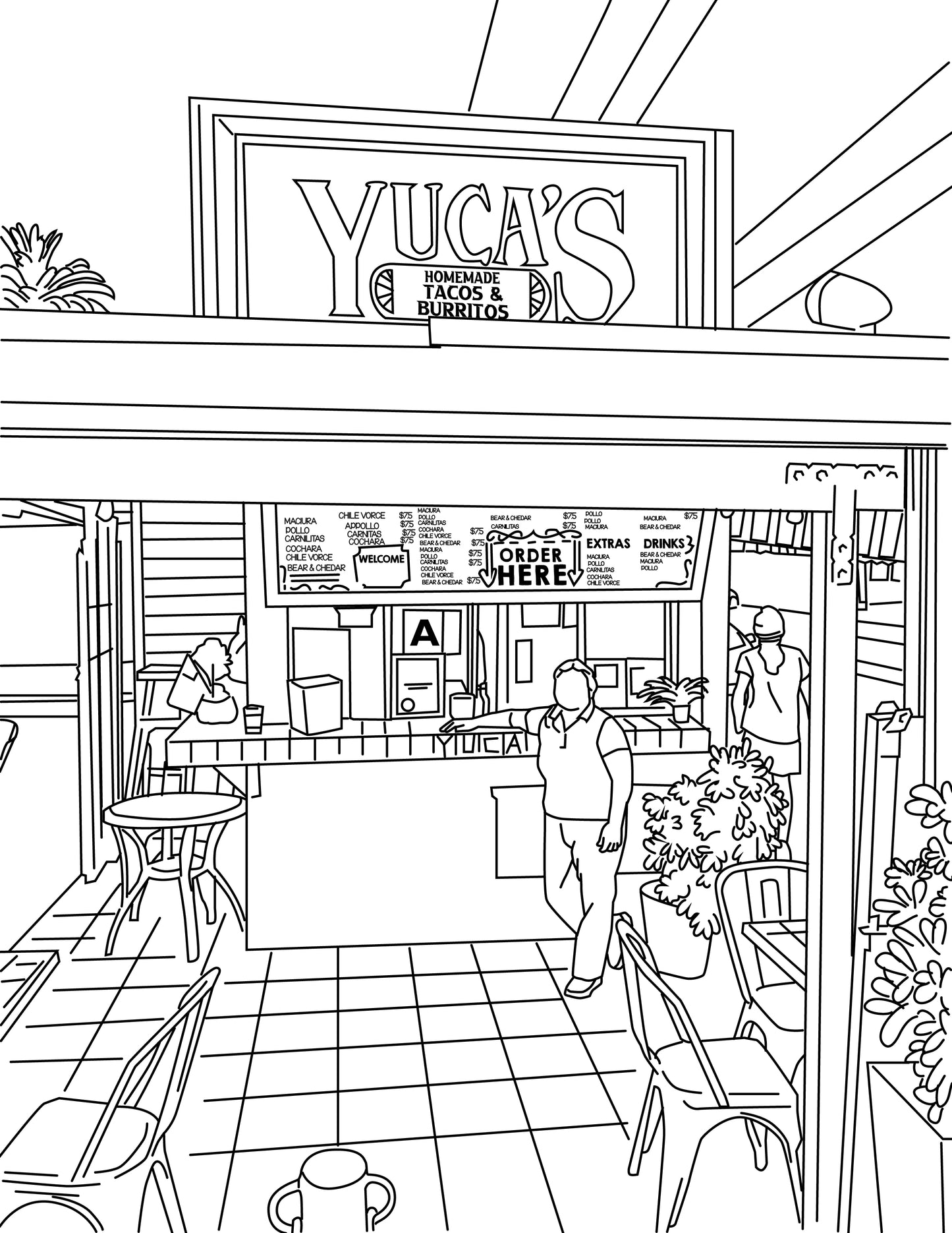 Los Feliz Coloring Book