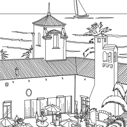 Pacific Palisades Coloring Book - Local Color Shop - CB-PALISADES-11