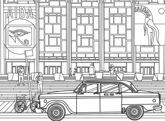 A Night at the Opera: Coloring the Iconic Lincoln Center