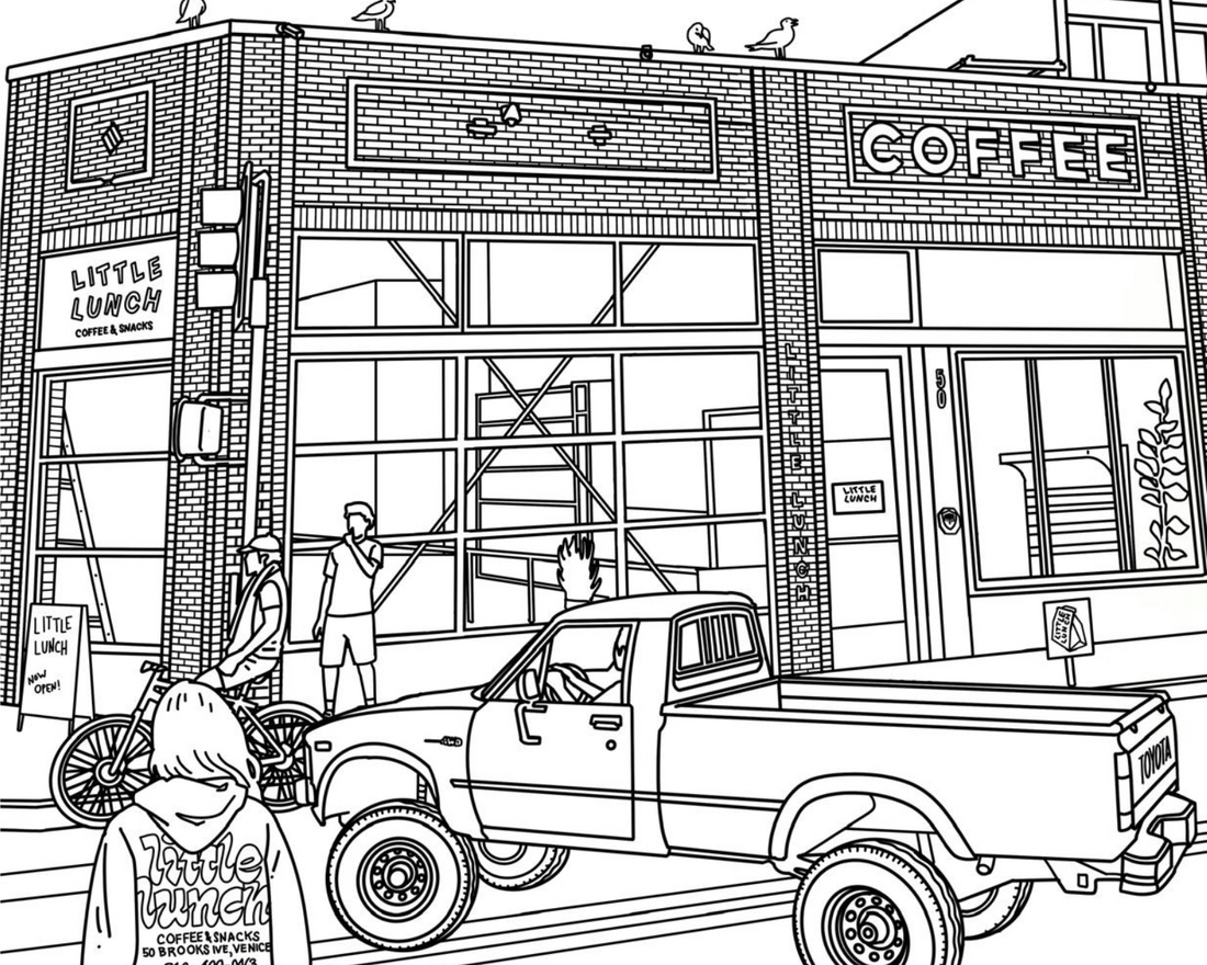 Little Lunch, Big Charm: The Heart of Venice Beach Coffee Culture