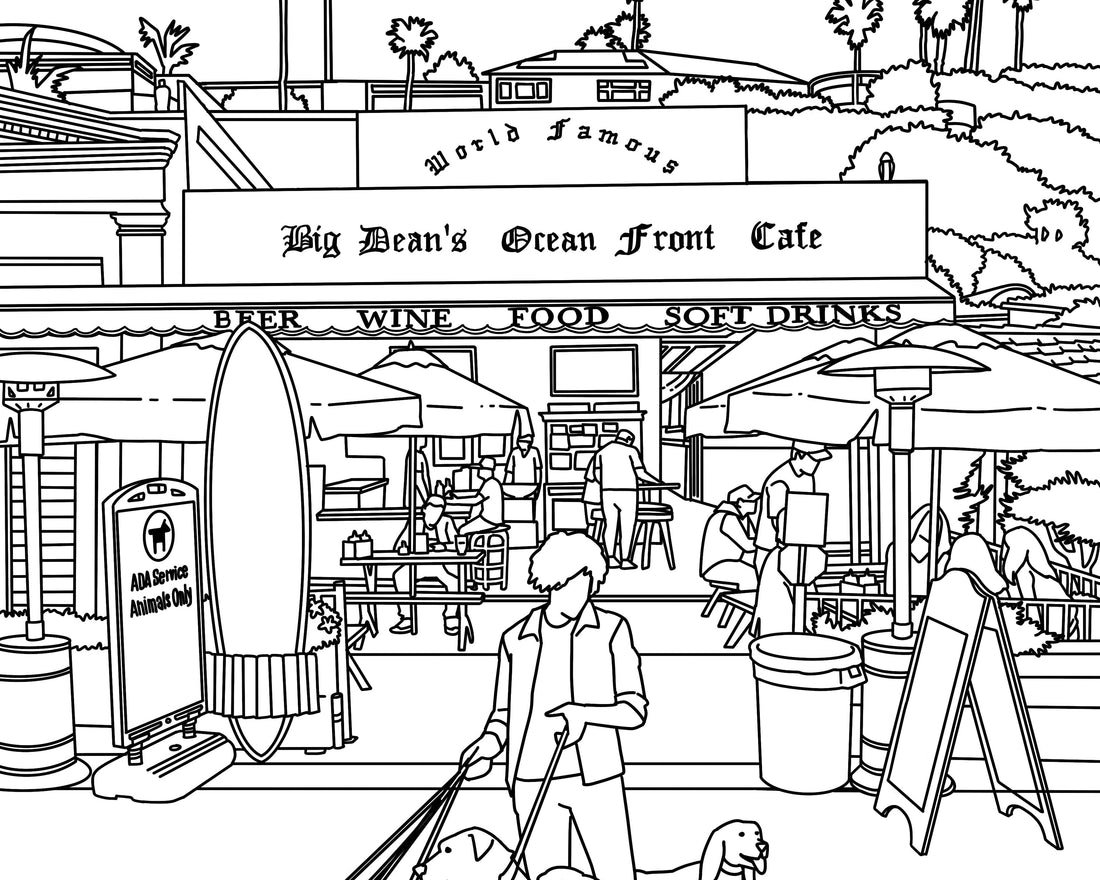 Big Dean’s in Santa Monica: A Colorful Slice of Beach Life for Kids (and Their Grown-Ups) - Local Color Shop
