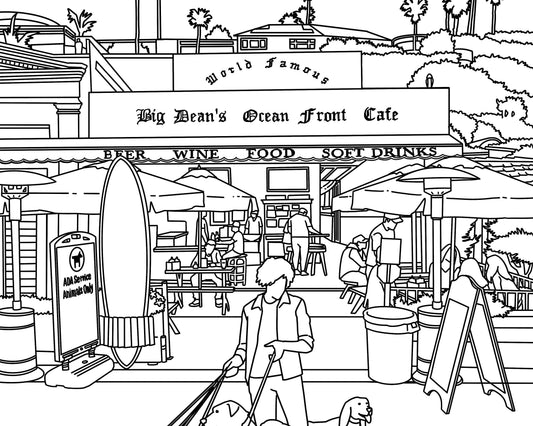 Big Dean’s in Santa Monica: A Colorful Slice of Beach Life for Kids (and Their Grown-Ups) - Local Color Shop