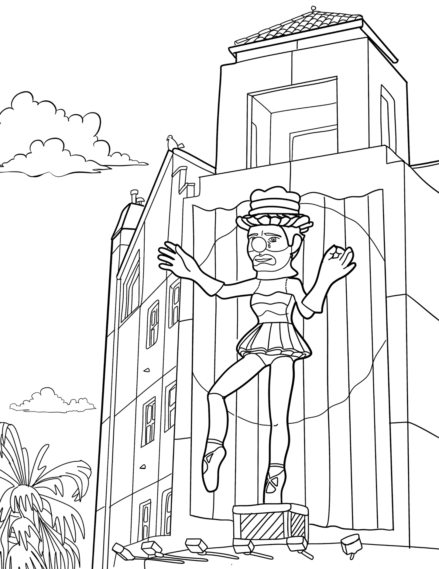 Venice Beach Coloring Book