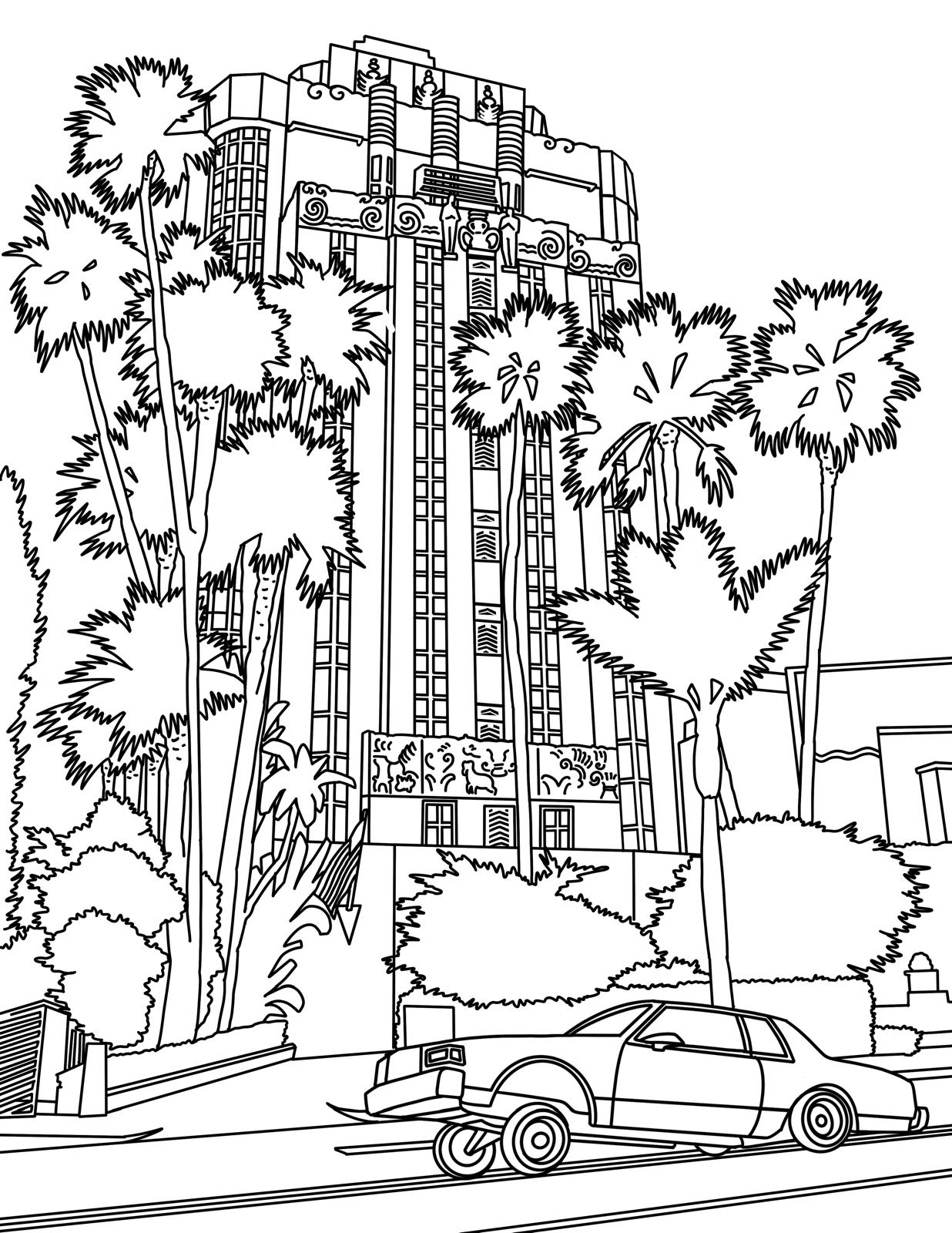 West Hollywood Coloring Book