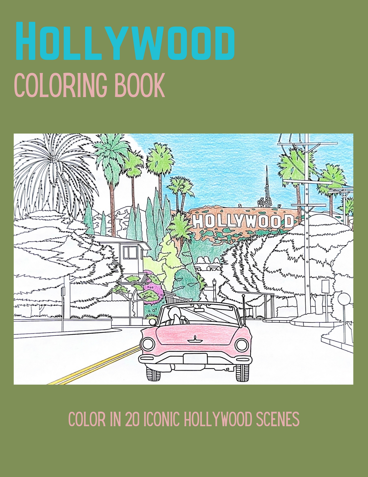 Hollywood Coloring Book
