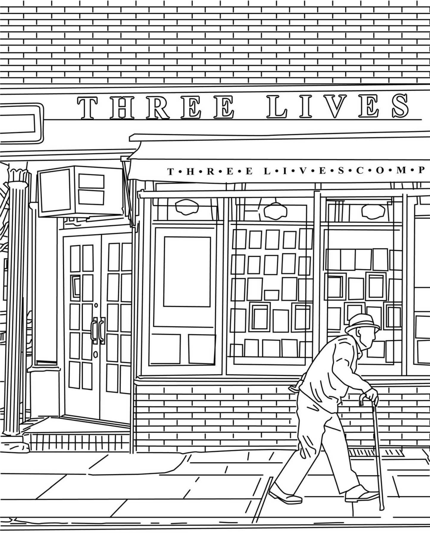Greenwich Village Coloring Book