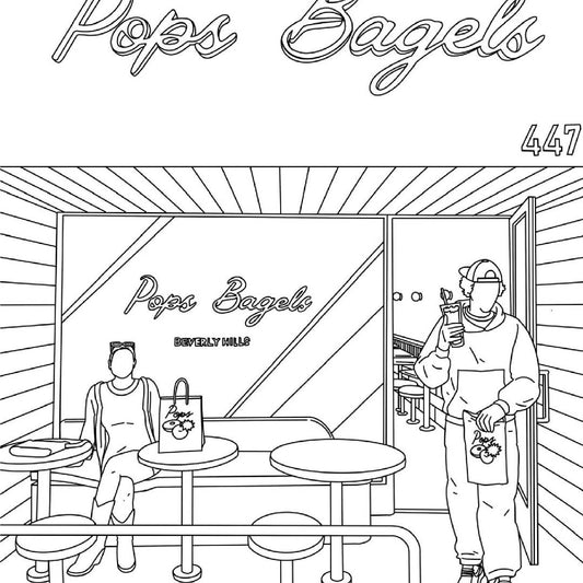 Beverly Hills, Los Angeles Coloring Book