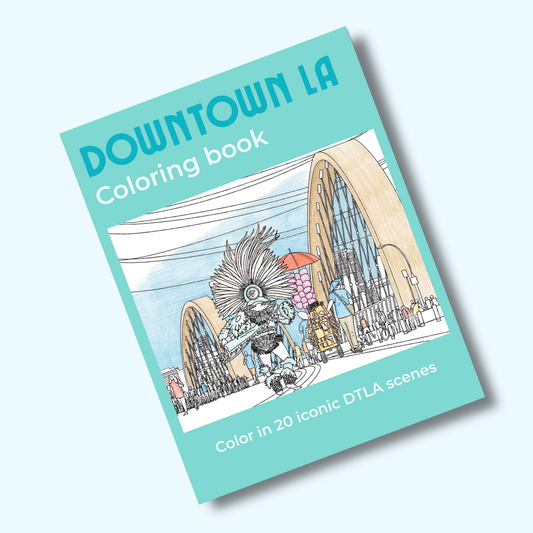 Downtown LA Coloring Book