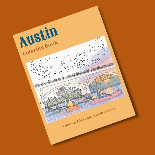 Austin Coloring Book - Local Color Shop - CB-AUSTIN-01
