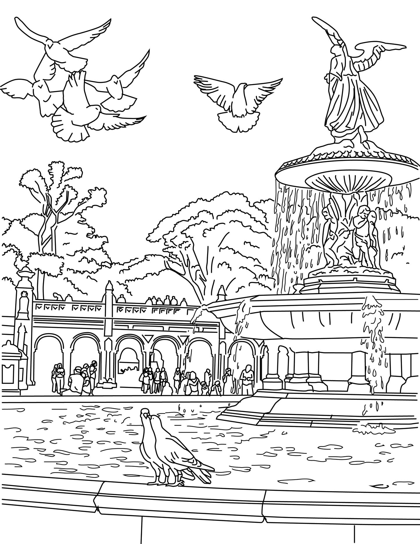 Upper West Side Coloring Book