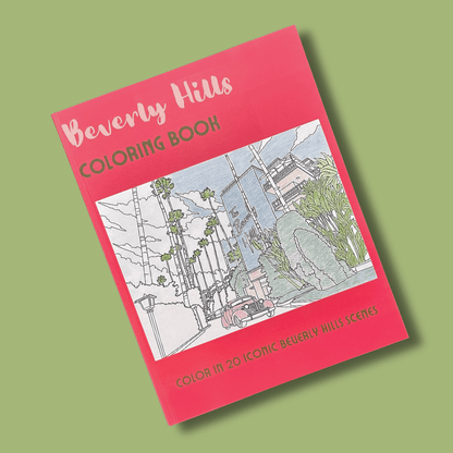 Beverly Hills Coloring Book - Local Color Shop - CB-BEVERLYHILLS-06