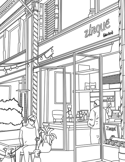 Downtown LA Coloring Book - Local Color Shop - 