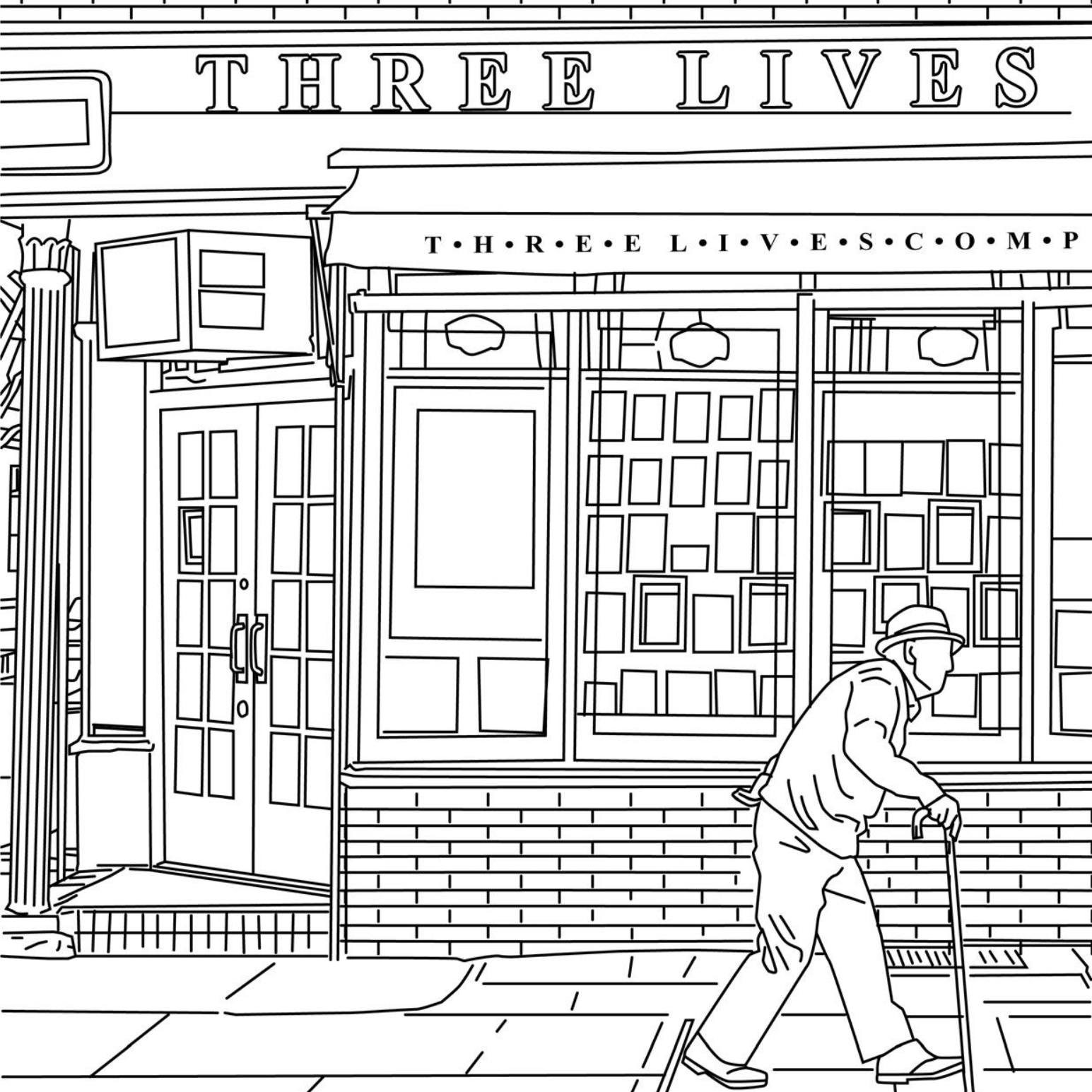 Greenwich Village Coloring Book - Local Color Shop - CB-GREENWICH-07