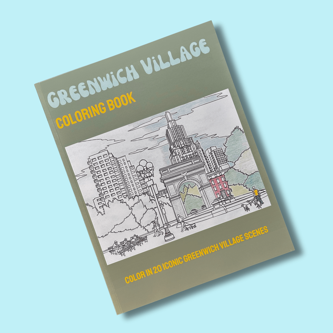 Greenwich Village Coloring Book - Local Color Shop - CB-GREENWICH-07