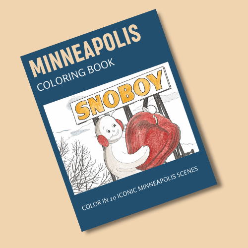 Minneapolis, Minnesota Coloring Book - Local Color Shop - 