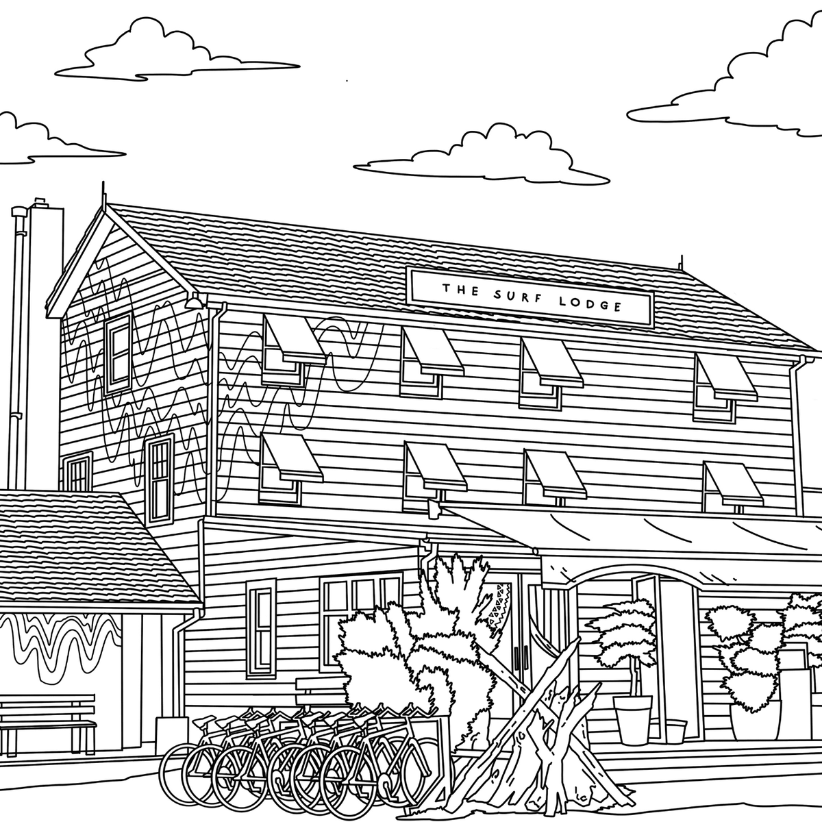Montauk, Hamptons Coloring Book - Local Color Shop