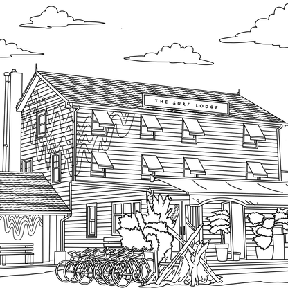 Montauk, Hamptons Coloring Book - Local Color Shop