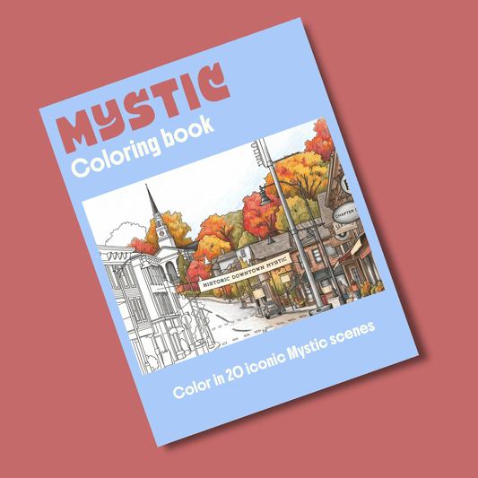 Mystic, Connecticut Coloring Book - Local Color Shop - CB-MYSTIC