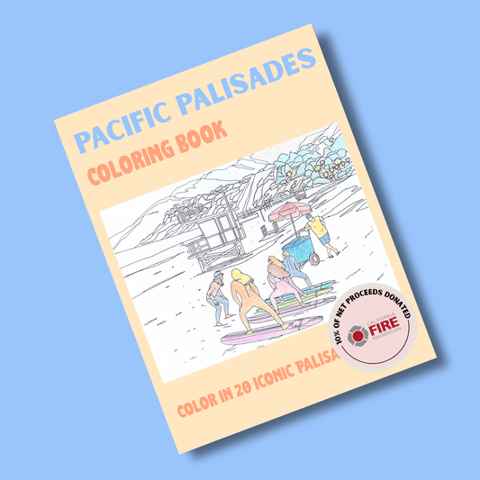 Pacific Palisades Coloring Book - Local Color Shop - CB-PALISADES-11