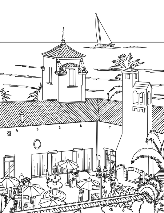 Pacific Palisades Coloring Book - Local Color Shop - CB-PALISADES-11