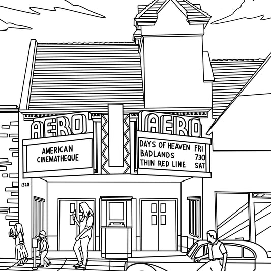 Santa Monica Beach Coloring Book - Local Color Shop - CB-SANTAMONICA-02