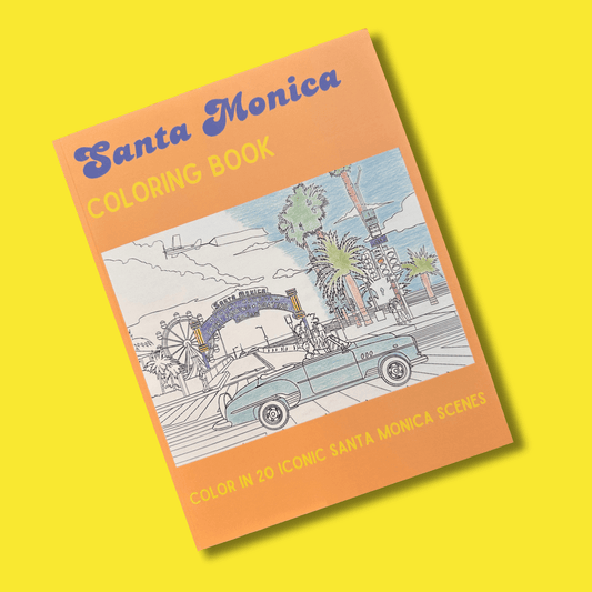 Santa Monica Beach Coloring Book - Local Color Shop - CB-SANTAMONICA-02