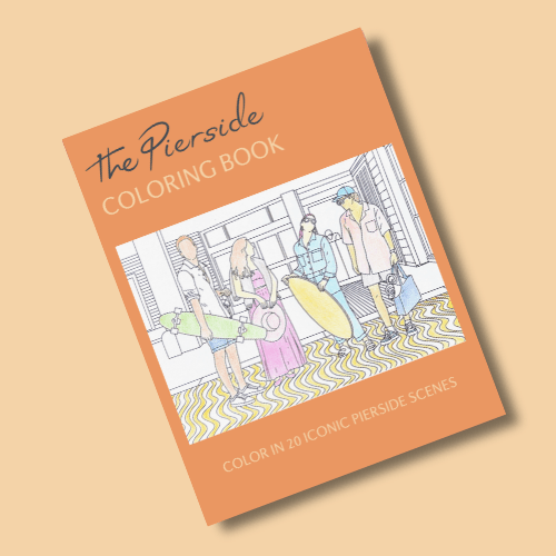 The Pierside Santa Monica Coloring Book - Local Color Shop - 